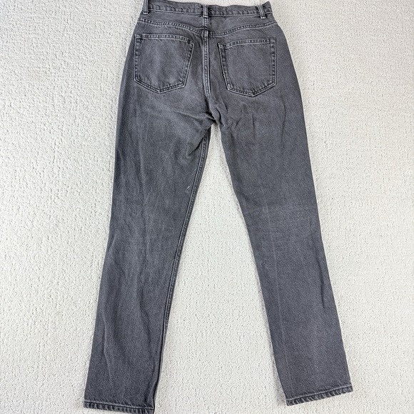 Reformation Cynthia High Rise Straight Jeans Women's Size 25 Black - Picture 5 of 16